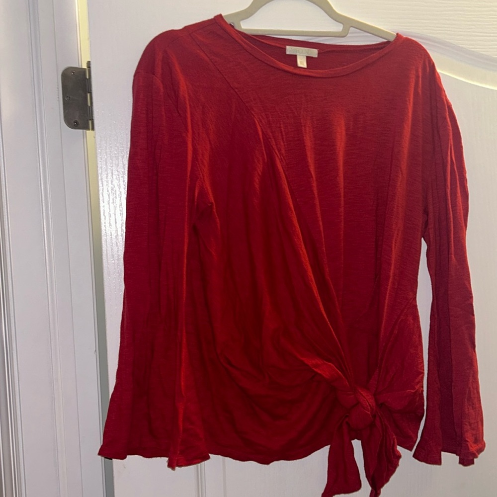 Red Long Sleeve Shirt